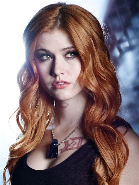 Katherine Mcnamara As Clary Fray From Shadowhunters Really Digging The Orange Red Hair Color