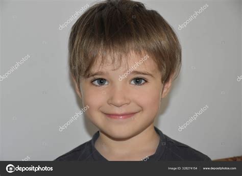 Beautiful Portrait Little Boy Smile — Stock Photo © Galinkalb 328274154