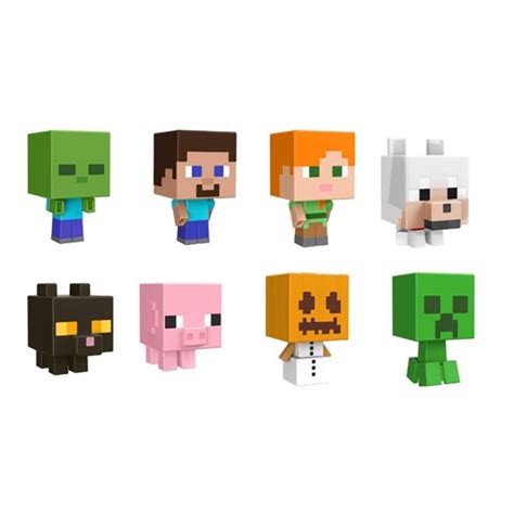 Minecraft Mini Modular Mob Heads Figure Assorted Toys And Gadgets