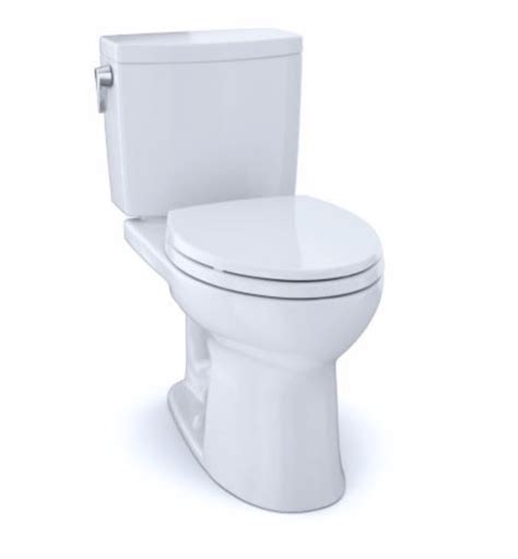 Toto Drake® Ii 1g Two Piece Toilet Elongated Bowl 10 Gpf In Cotton