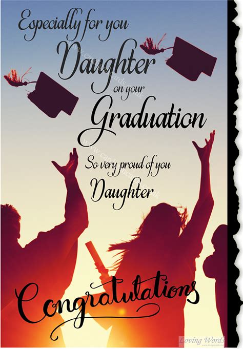 Daughter Graduation Greeting Cards By Loving Words