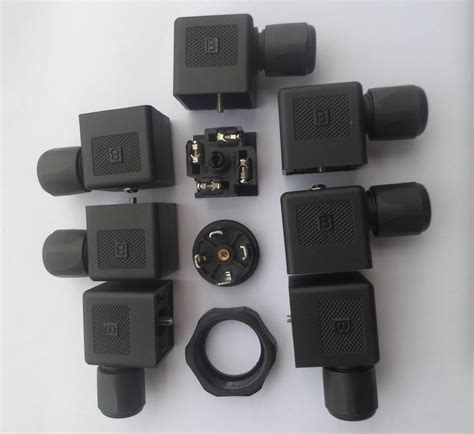 Solenoid Valve Connector Form Type A Din 43650 Base Connector Fob