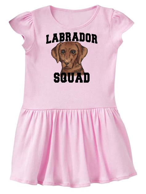 Inktastic Dog Labrador Squad Toddler Dress