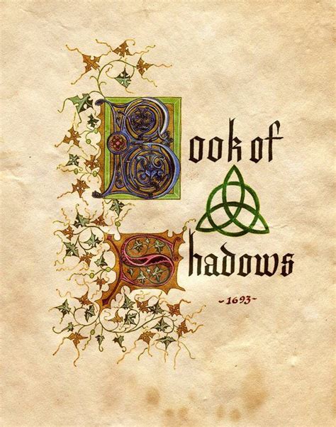 The Complete Charmed Book Of Shadow Pages Over 735 Pages Witchcraft