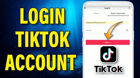 How To Login Tiktok Account 2022 Tiktok App Login Tiktok Account