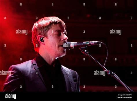 Paul Banks Of The American Rock Band Interpol Perform Live At Royal