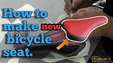 Making Bicycle Seat Cover Youtube