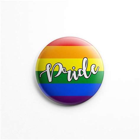 Lgbtq Gay Pride Buttons Pin Set Collection Gay Flag Rainbow Etsy