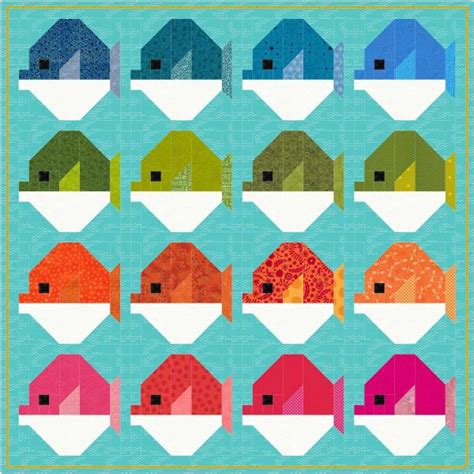 Puffer Fish Pdf Quilt Pattern Instant Download