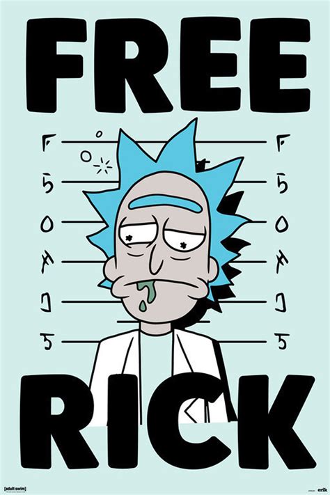 Browse the hottest posters in music, movies and sports. Rick & Morty - Free Rick - Poster - 61x91,5
