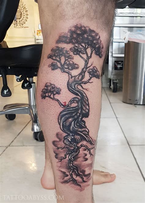 African Tree Tattoo Abyss Montreal