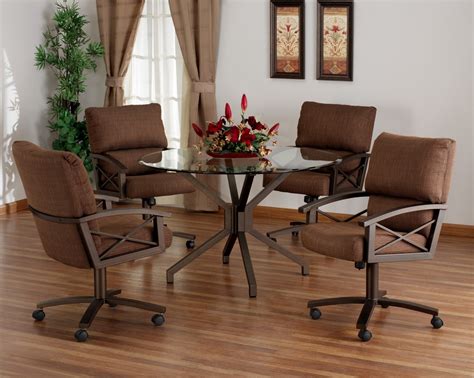 Call to order an oak chair with casters for your kitchen or dining room today. 99 Dining Room Set Rolling Chairs Dining Chairs With ...