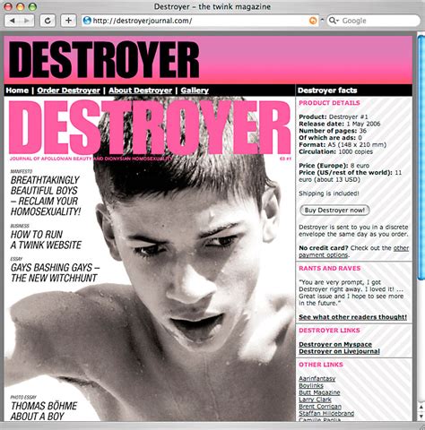 The First Attempt At A Sassy Site 2006 Destroyer