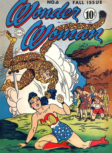 Cover Art For Wonder Woman Issue No 6 Featuring Character The Cheetah