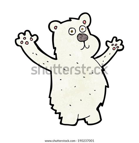 Cartoon Funny Polar Bear Stock Vector Royalty Free 190237001
