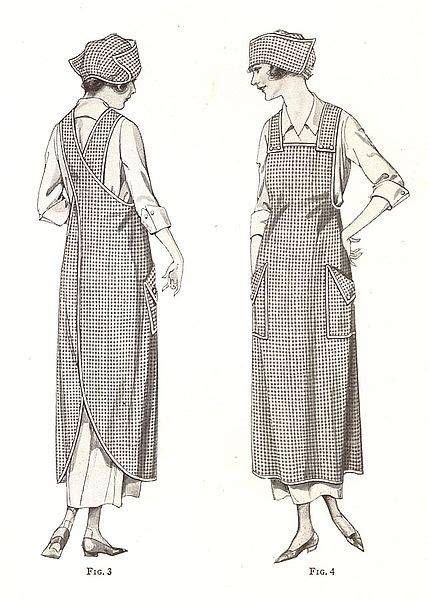 1920s Apron Vintage Apron Pattern Aprons Patterns Aprons Vintage