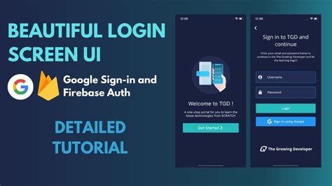 Flutter Tutorial Build Amazing Login Ui In Flutter With Firebase Auth