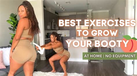 Easily Grow Your Booty And Thighs Workout No Equipment Workout To Grow Your Booty At Home Youtube