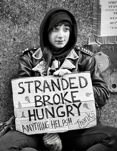 Homeless Young Woman Photograph By Ercole Gaudioso