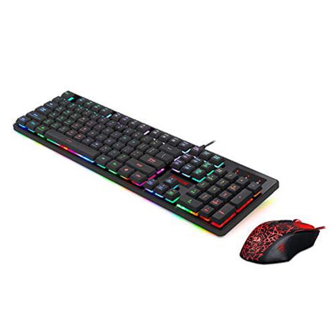 Redragon S107 Ba Gaming Keyboard And Mouse Combo Wired Mechanical Feel