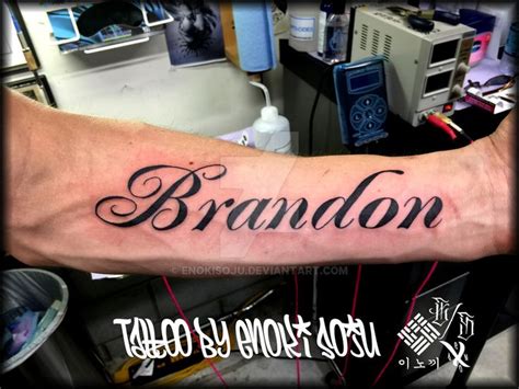 Brandon Tattoo By Enoki Soju Tattoos Brandon Professional Tattoo