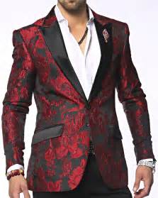 Floral Pattern Suit Jacket 2020 Wholesale Black Blazer Men Paisley