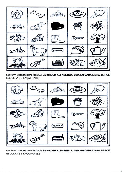 Atividades Escolares Ordem alfabética com imagens Atividades SexiezPicz Web Porn