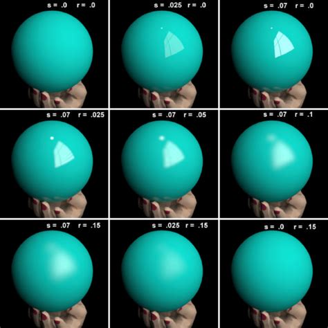 Radiance Specularity And Roughness Value Examples