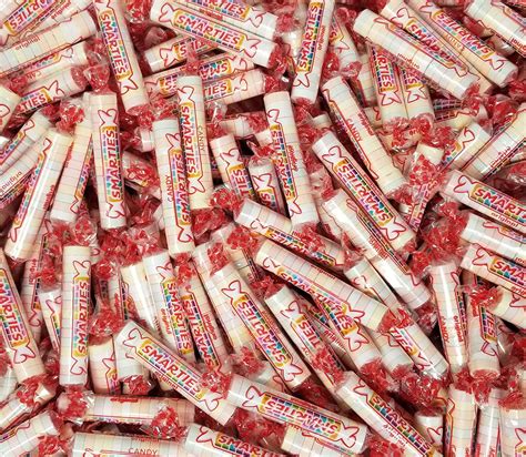 Smarties Candy Rolls, Bulk Hard Candy Smarties Fun Size, Gluten-free 