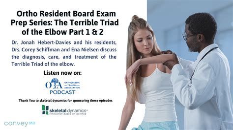 Ortho Resident Board Exam Prep Series The Terrible Triad Of The Elbow