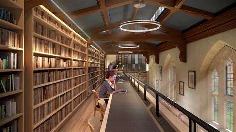 Exeter College Library University Of Oxford E Architect