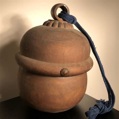Japanese Huge Antique Shinto Suzu Temple Bell At 1stdibs Japanese Shinto Bell Shinto Bells