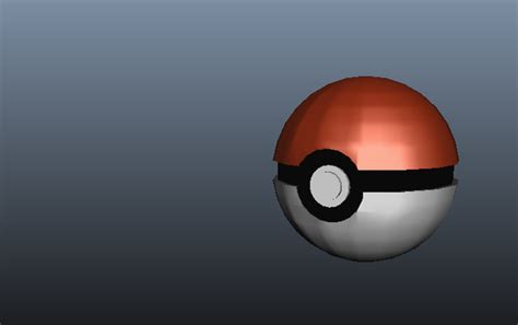Classic Pokeball In Maya Not Rendered By Issabissabel On Deviantart
