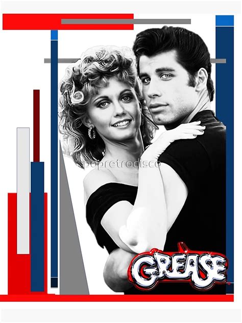 Grease Olivia Newton John John Travolta Poster For Sale By