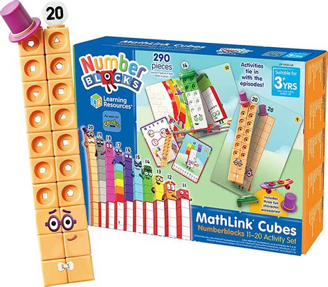 Mathlink® Cubes Numberblocks 11 20 Activity Set Bizziebaby