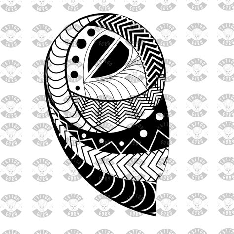 Maori Tattoo Template Armchest