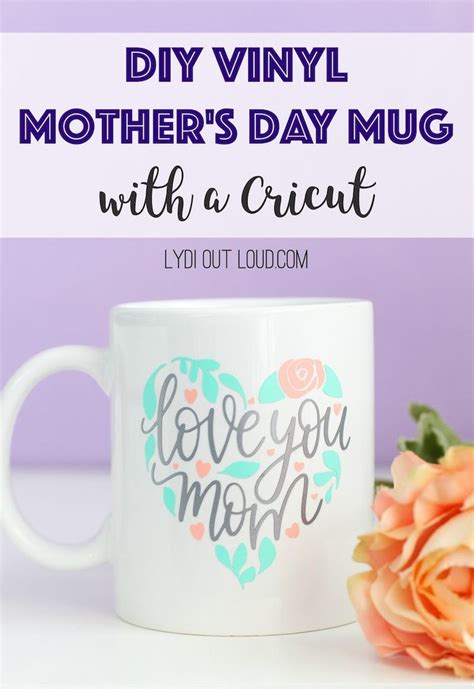 Custom Coffee Mug With Cricut Permanent Vinyl Mother S Day Mugs Mugs Cricut Projects Vinyl