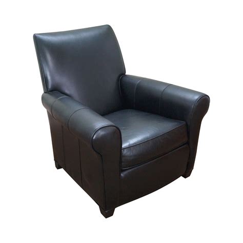 Get the best deals on black leather dining room chairs. Ethan Allen Black Leather Living Room Lounge Chair | Chairish