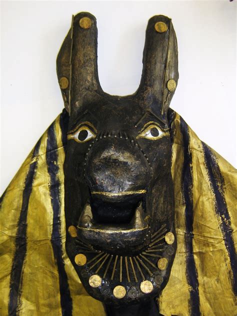 The Mask Of The Egyptian God Anubis