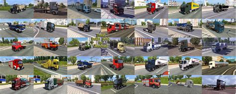 Truck Traffic Pack By Jazzycat V21 Ets 2 Euro Truck Simulator 2 Mods
