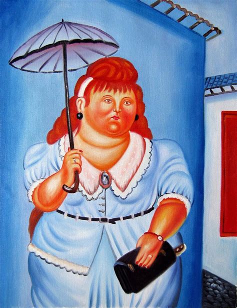 12x16 Inches Rep Fernando Botero Stretched Oil Painting Canvas Art