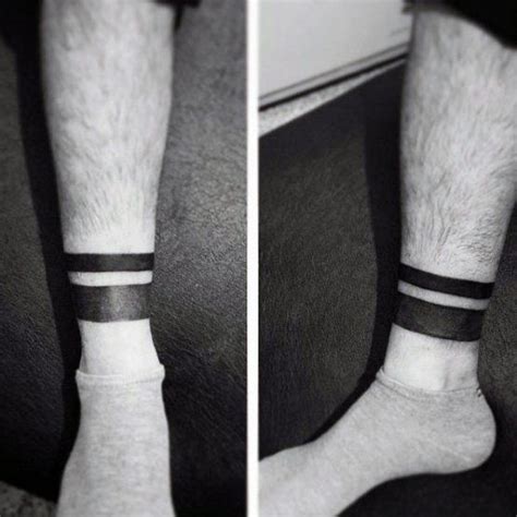 Bad spirits can enter a body thru the hands/feet, so some culturally centered belief systems use the solid lines/no openings to keep bad things at bay. Top 57 Ankle Band Tattoo Ideas - 2021 Inspiration Guide | Ankle band tattoo, Band tattoo, Band ...
