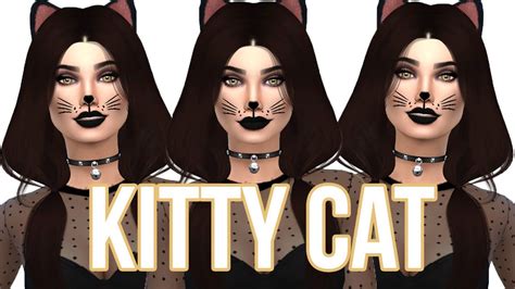 The Sims 4 Create A Sim Kitty Cat Youtube