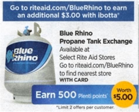 Update New Coupon Rite Aid Shoppers Blue Rhino Propane Tank