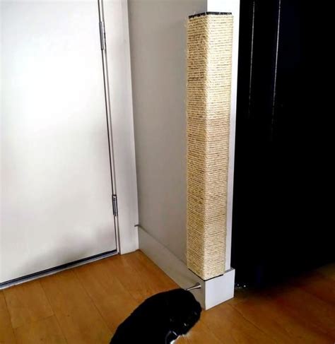 Wall Corner Cat Scratching Post 36 Inches Tall Sisal Rope Etsy Canada