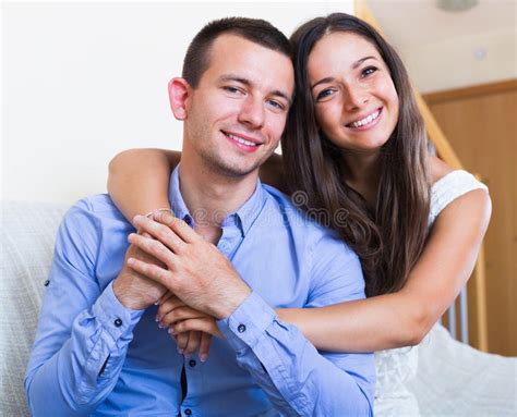 Portrait Of Happy Couple Stock Image Image Of Casual 59452393