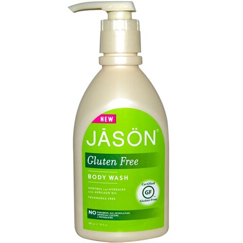 Jason Natural Gluten Free Body Wash Fragrance Free 30 Fl Oz 887 Ml