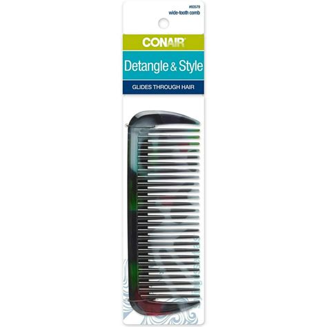 Conair Styling Essentials Style And Detangle Comb Colors May Vary