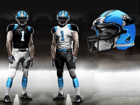 Carolina Panthers New Uniforms On One Of The Nfls Great Uniform