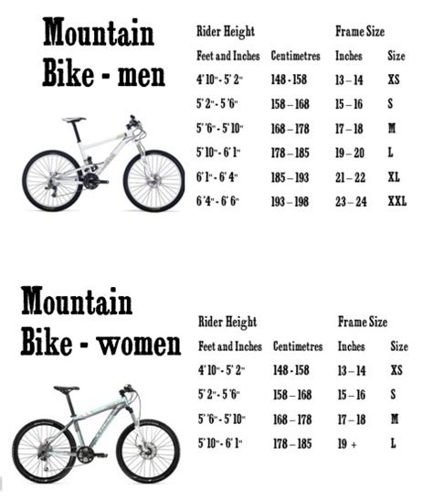 Mens Bike Dimensions Off